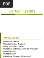 Carbon Credits PPT