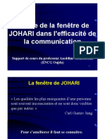 Le Rôle de La Fenêtre de JOHARI Dans Lefficacité de La Communication