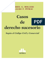 Casos de Derecho Sucesorio. Segun El CCyC. Rolleri. Pitrau. 2016 PDF