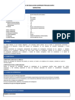 Silabo Investigacion Aplicada I