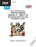 Activity Sheets: Quarter 2 - MELC 14