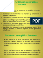 Clase 5. Consumo Energético Humano. Capítulo 4 Sutton.