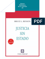 Justicia Sin Estado - Bruce L. Benson