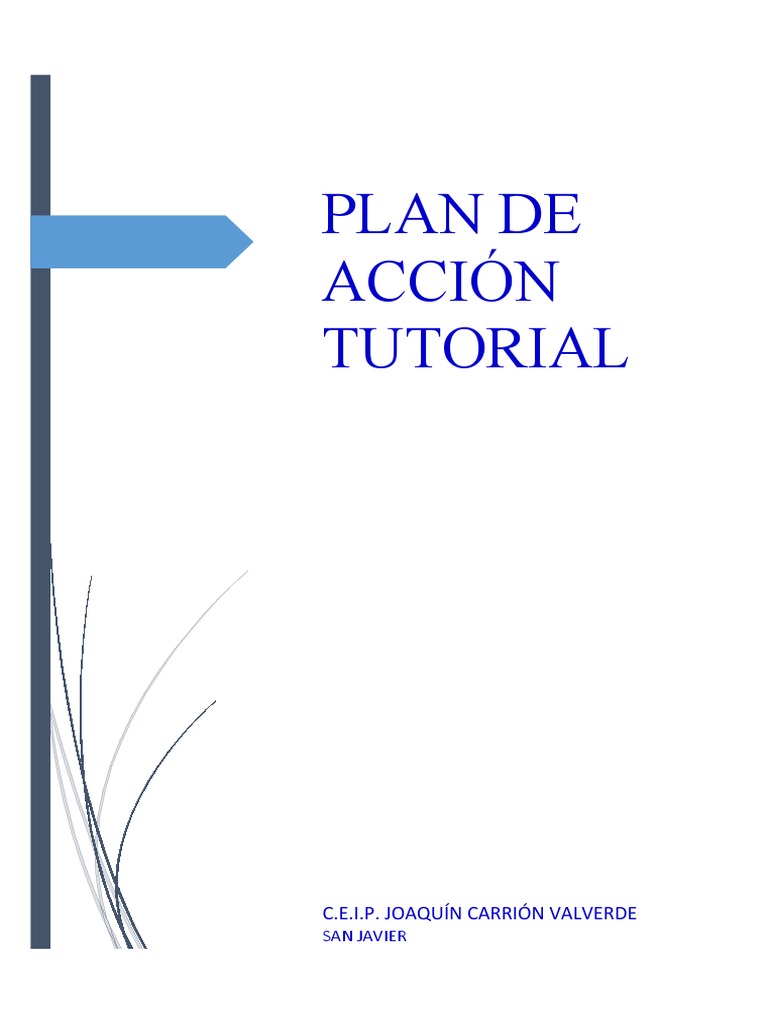 Plan de Acción Tutorial en C.E.I.P. | PDF | Evaluación | Maestros