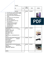 Nama Barang Vol Harga Barang Total Gambar