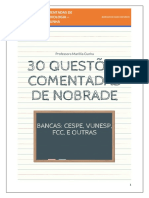 30 Questões Comentadas Nobrade PDF