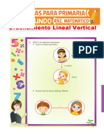 Ordenamiento Lineal Vertical para Segundo de Primaria