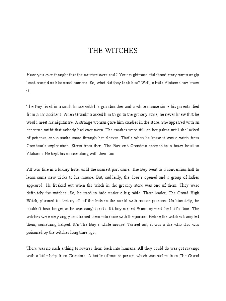 The Witches | PDF | Young Adult