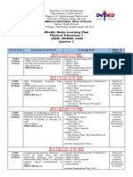 Weekly Home Learning Plan Physical Education 1 (Abm, Humss, Gas) Quarter 1