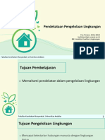 Pendekatan Dalam Pengelolaan Lingkungan