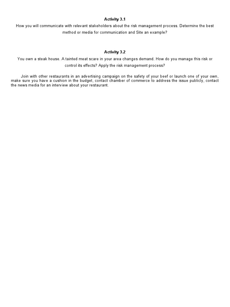 Risk 3 | PDF