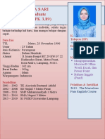 Dwi Novita Sari Fresh Graduate S1 PGSD (IPK 3,89) : Tentang Saya