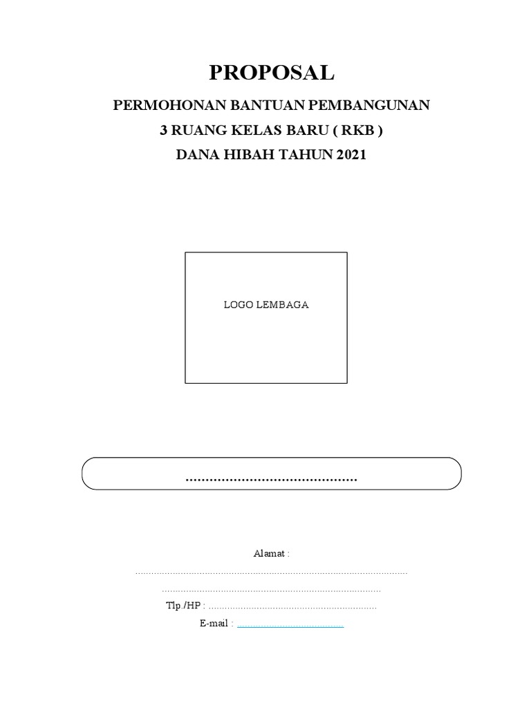 Contoh Proposal RKB Hibah Jabar 2021-1 | PDF | Seni