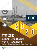Statistik Kesejahteraan Rakyat Provinsi Jawa Timur 2020