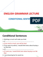 English Grammar Lecture: Conditional Sentences