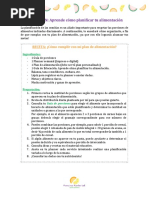 5 Planificación alimentaria e ideas