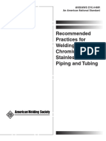 AWS D10.4-86R - Recommended Practices For Welding Austenitic Chromium - Nickel Stainless Steel Piping and Tubing