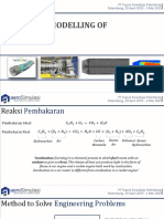 Numerical Modelling of Combustion: By: Djatmiko Bagus Maulana. E