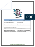 Answer of Cause and Effect (Matching Sentences)