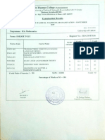 ST - Thomas College (Autonomous) : Examination Results