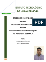 Metodos Electrico Unidad 3 Kelvin Fernando Fuentes Dominguez B18300124 Tema 3.3.2.1 y 3.3.2.2