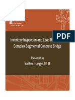 Inventory Inspection and Load Rating of A Complex Segmental Concrete Bridge