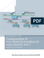 Configuration of FOUNDATION Fieldbus H1 With Simatic Pcs 7