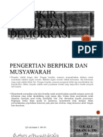 Berpikir Kritis Dan Demokrasi - Andika Wibawa Putra