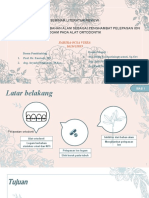 Seminar Literatur Review Inhibitor Korosi Dari Bahan Alam Sebagai Penghambat Pelepasan Ion Logam Pada Alat Ortodontik