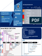 Kalender PMB 2021 - Brosur