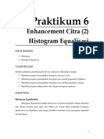 Enhancement Citra (2) Histogram Equalisasi: Praktikum 6