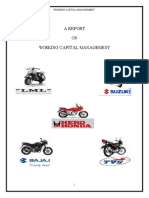 Working Capital Management-Two Wheeler Industries