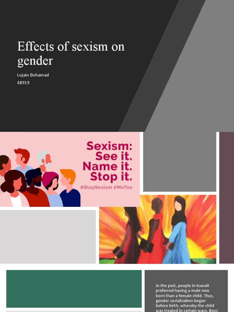 Effects of Sexism On Gender | PDF