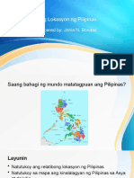 AP 4 Module 2 Lokasyon NG PilipinasPart 1