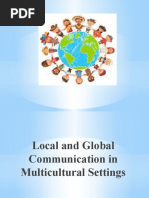 Local and Global Communication in Multicultural Settings-2020