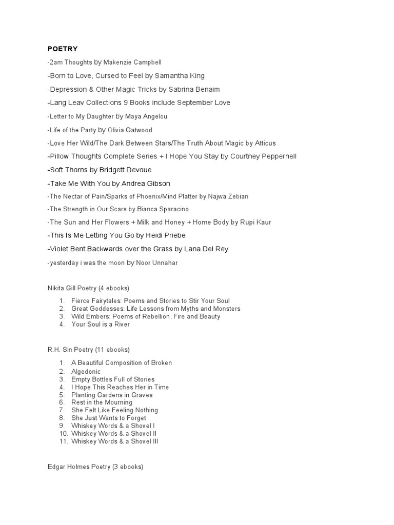 By Born To Love, Cursed To Feel by Samantha King Depression & Other Magic Tricks by Sabrina