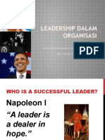 Leadership in Organization Napoleon Surya PPT STIK PTIK