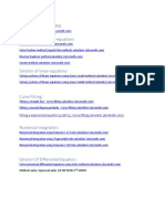 Linear Programming Solution of Nonlinear Equations: Method: Euler, Improved Euler, RK METHOD 4 Order