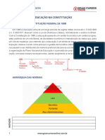 Resumo - 1793160 Francisco Carlos Soares Costa - 99795780 Conhecimentos Pedagogicos Bonus 2019 Aula 1 Educacao Na Constituicao