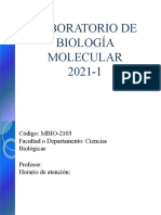 Introducción Biomol Lab 2021-1