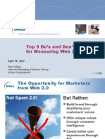 Top 5 Dos and Don'ts For Measuring Web 2 0