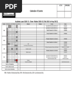 Academic Calendar Winter VIT 2020-21 
