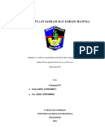 Penciptaan Jasmani Dan Rohani Manusia