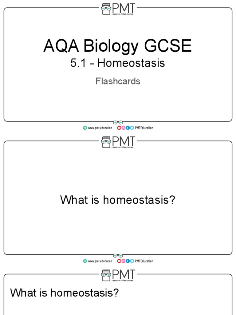 Homeostasis in AQA Biology GCSE | PDF | Wellness | Science & Mathematics