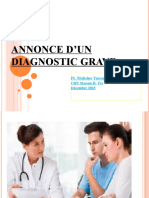 Annonce  diagnostic grave 2017473092079