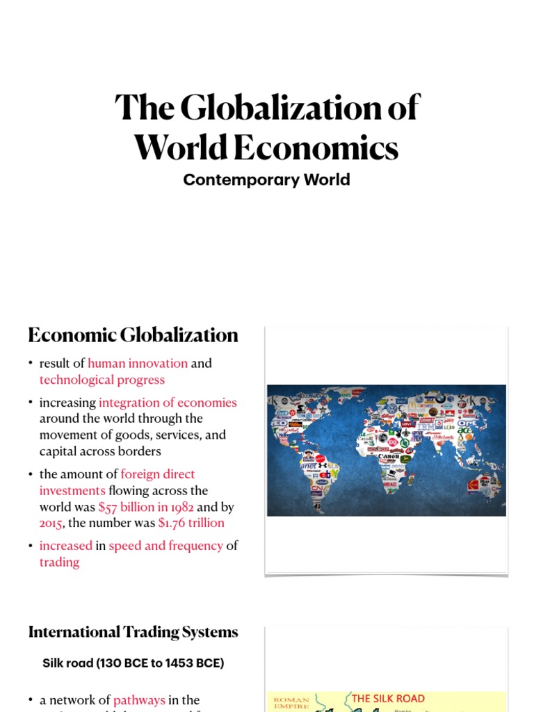 The Globalization of World Economics Part 1 | PDF | Travel
