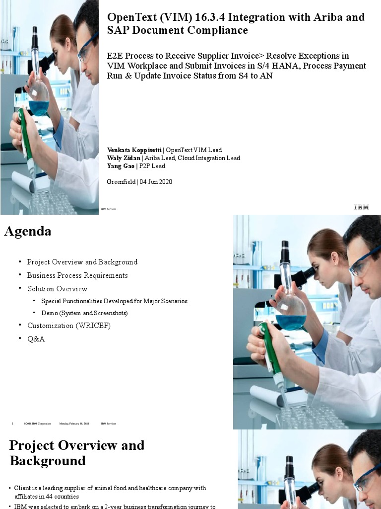 SAP OpenText VIM Integration With Ariba and E-Invoicing | PDF | Cloud ...