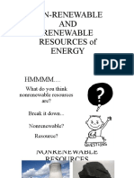 Non-Renewable Resources