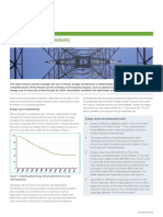 Fact Sheet: Energy Use in The Steel Industry