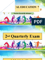 2nd Quarterly Examination Questions-Physical Education 7